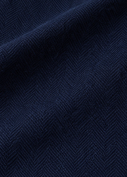 Camisa sport afranelada espiga marino