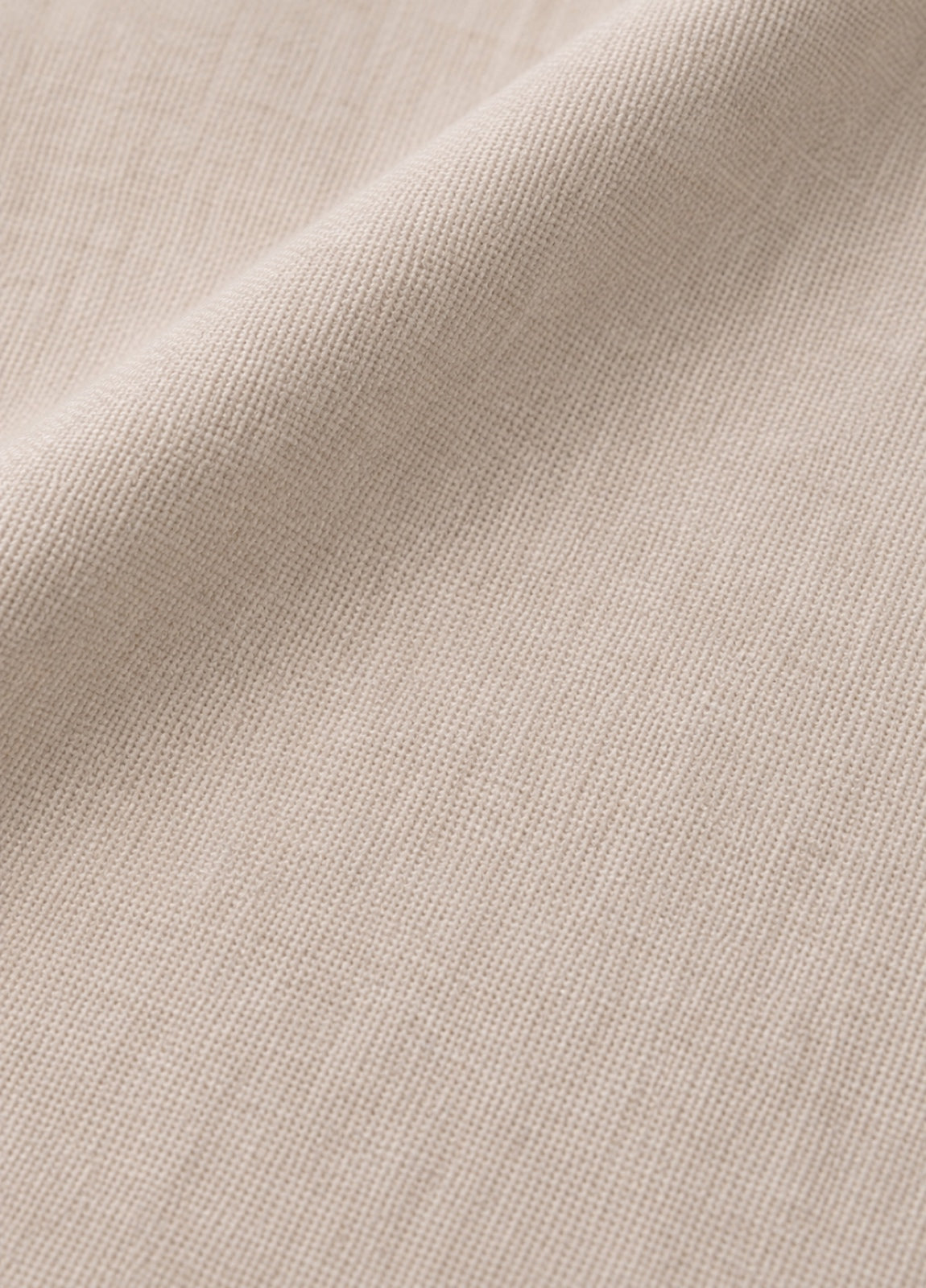 Camisa sport afranelada lisa beige