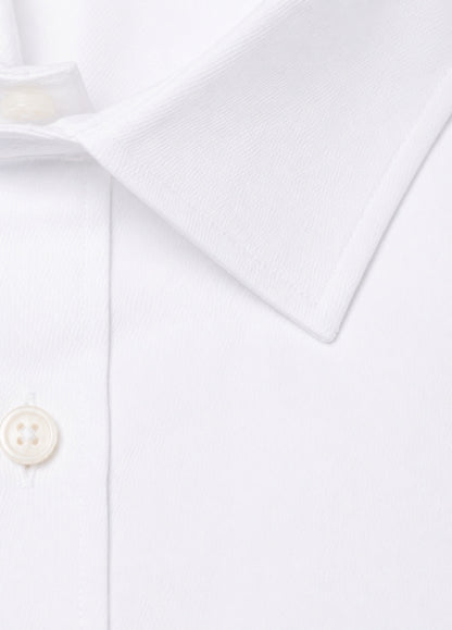 White twill casual shirt