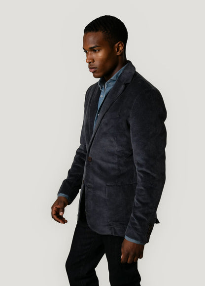 Navy corduroy blazer