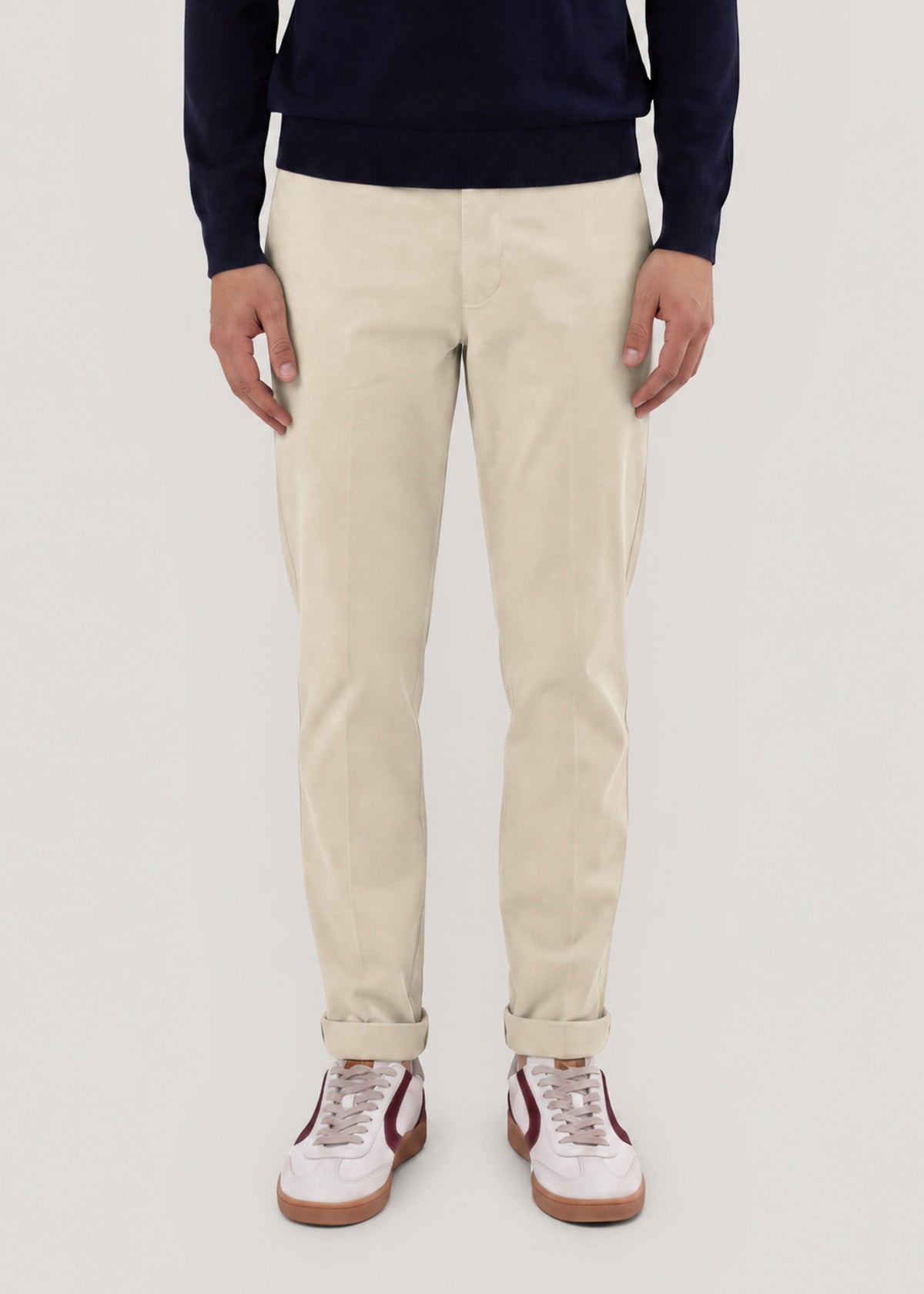 Pantalón chino premium beige