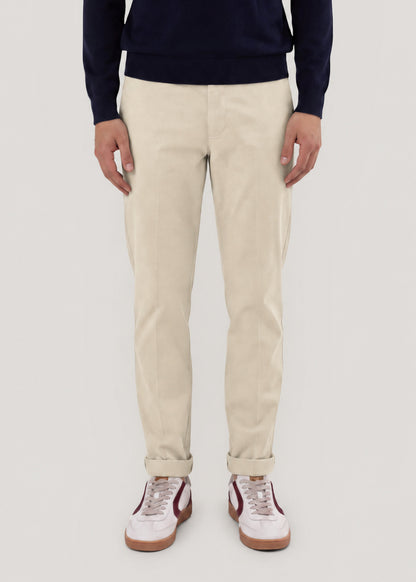 Pantalón chino premium beige