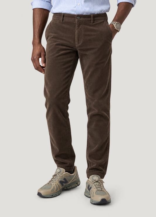 Pantalón jogger pana marrón