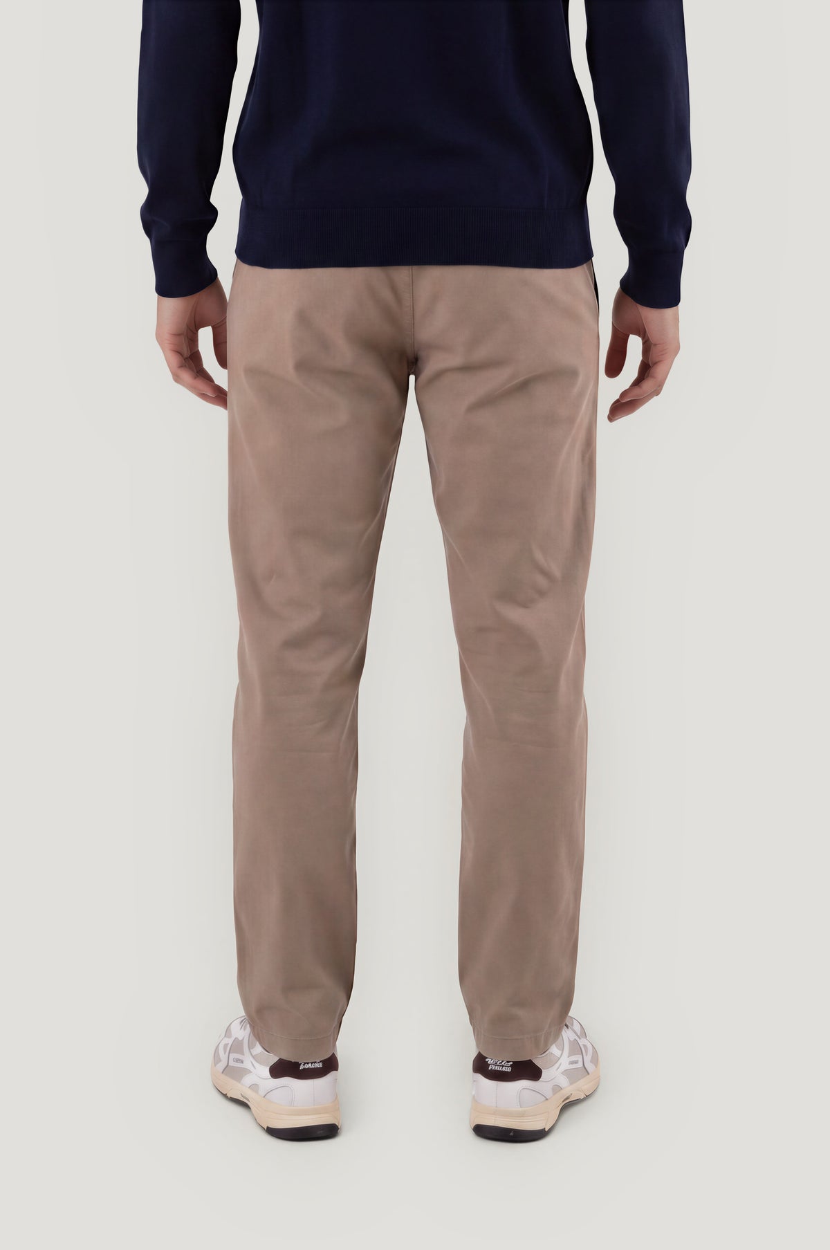 Sand twill jogger pants