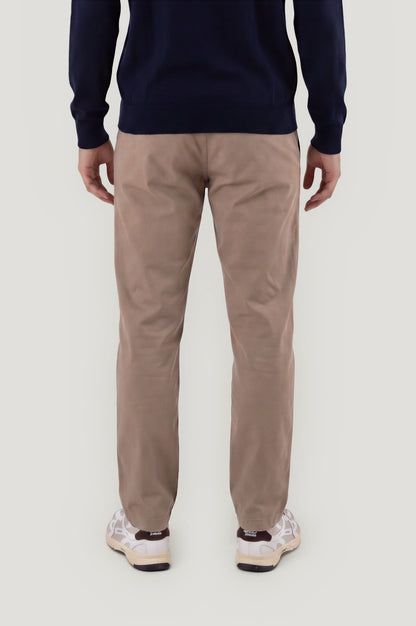 Sand twill jogger pants