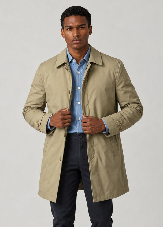 Trench kaki