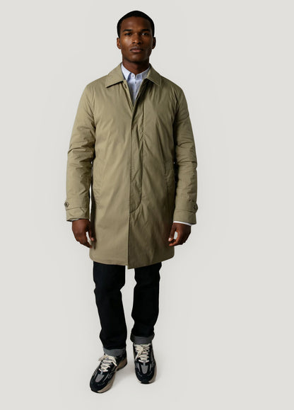 Khaki trench coat