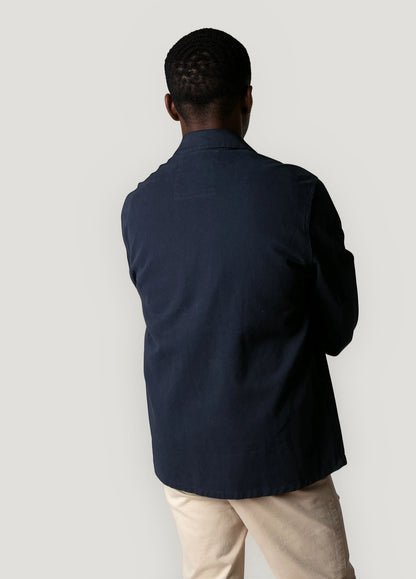 Sobrecamisa loneta marino