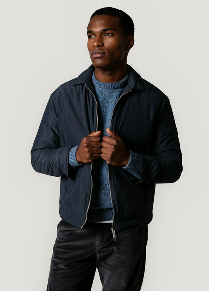 Navy technical jacket