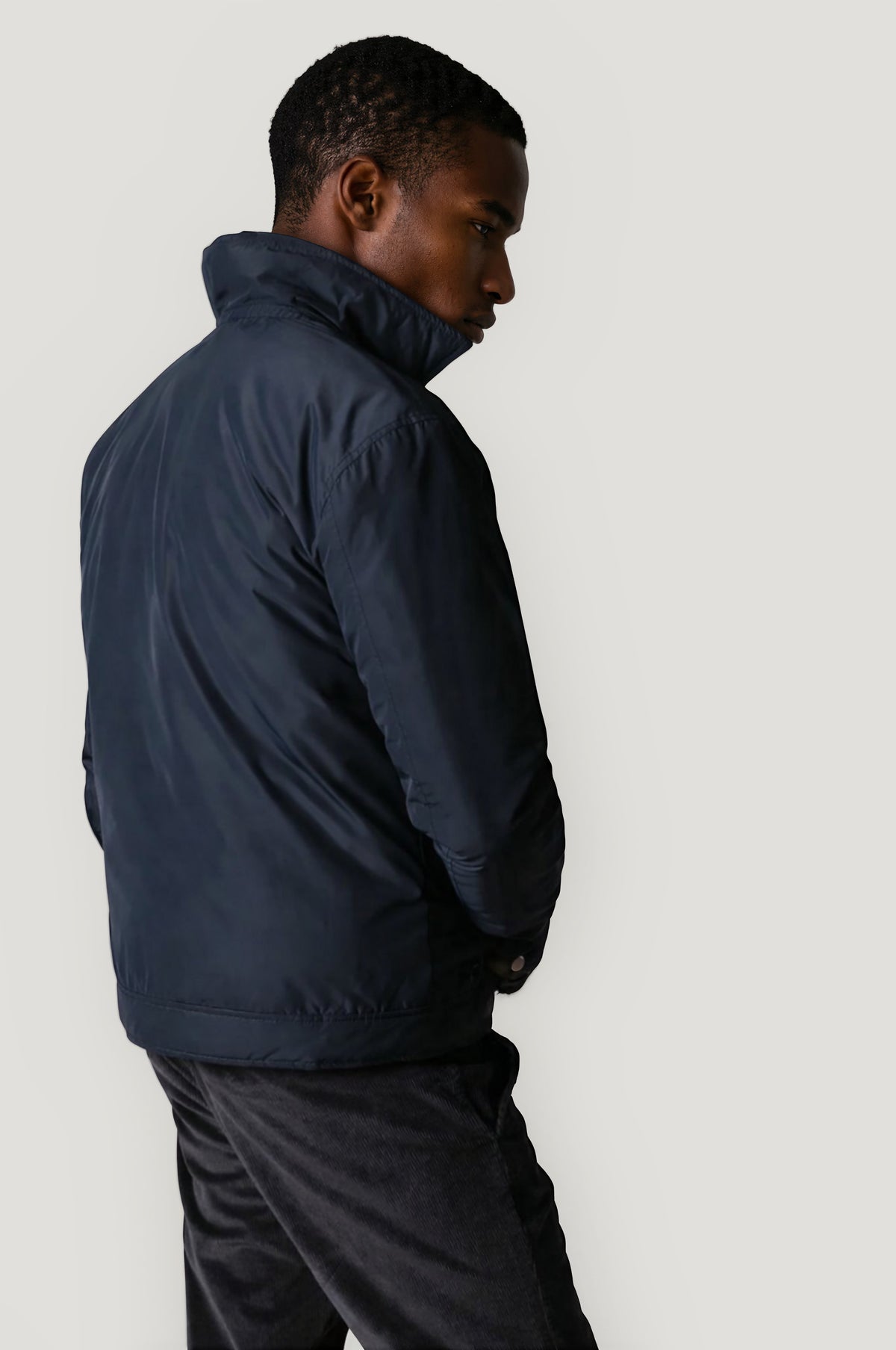 Navy technical jacket