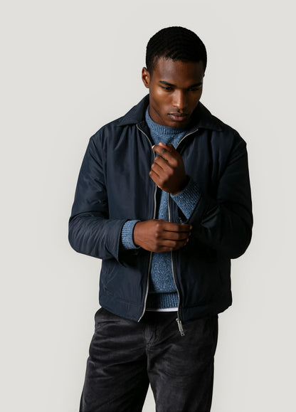 Navy technical jacket