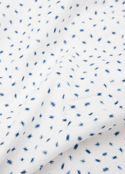 Printed blue sport shirt