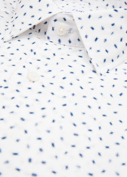 Printed blue sport shirt