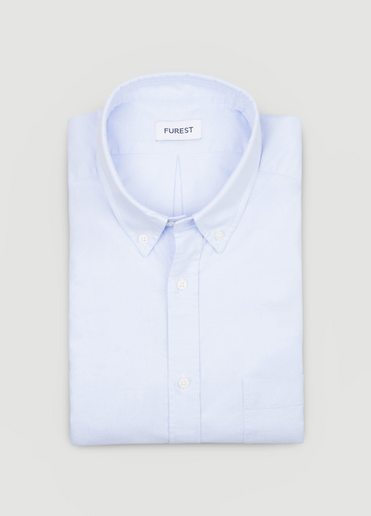 Camisa sport pin point celeste