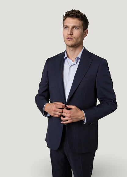 Traje vestir micro grabado vestir marino