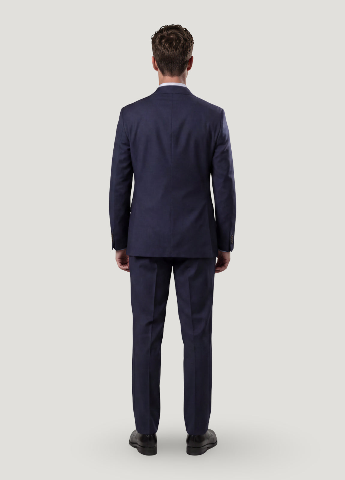 Traje vestir micro grabado vestir marino