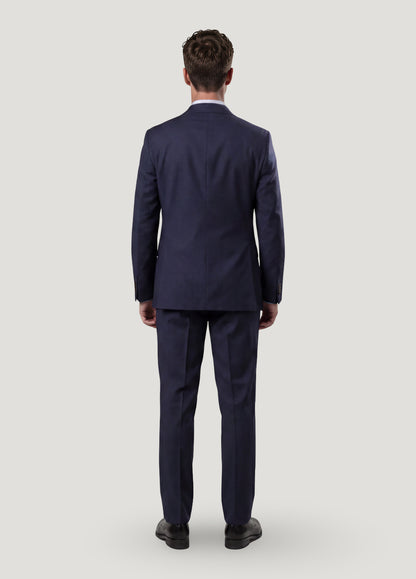 Traje vestir micro grabado vestir marino