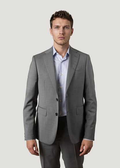 Traje vestir raya gris