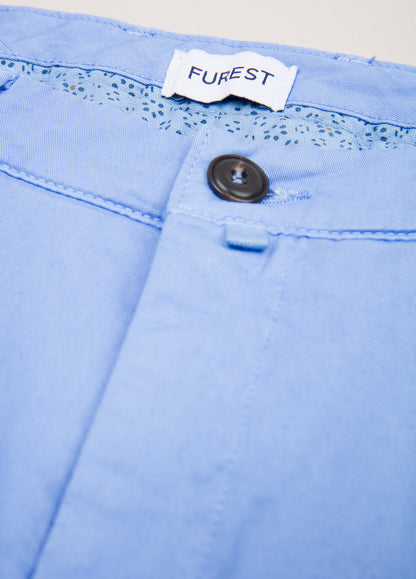 Pantalón chino gabardina azul