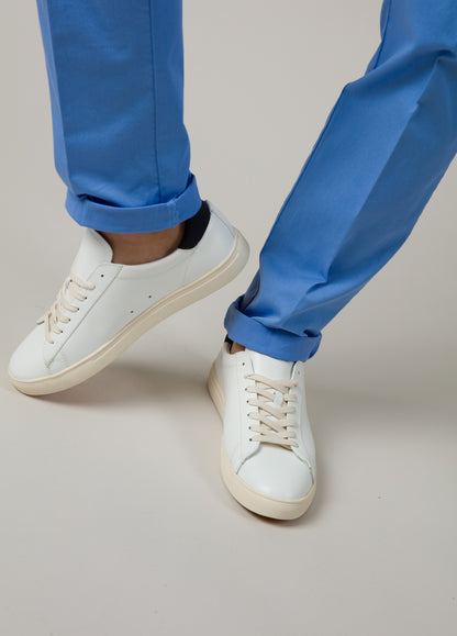 Pantalón chino gabardina azul