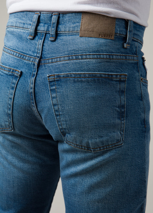 Light denim jeans