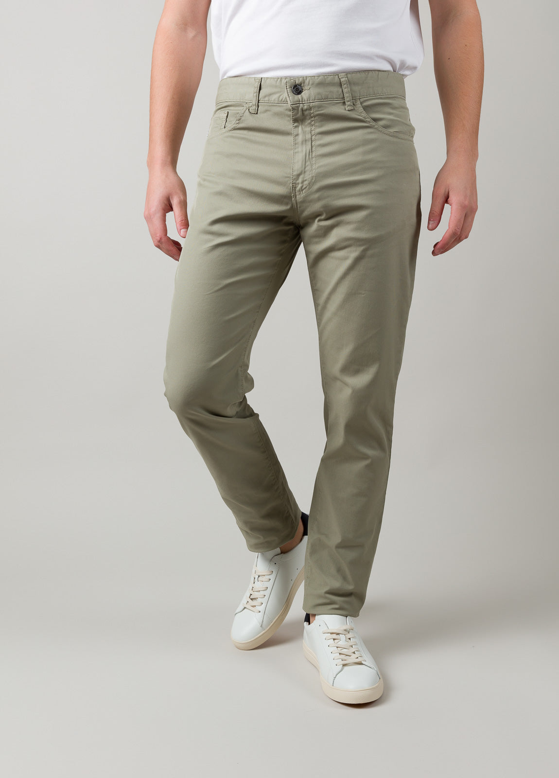 Pantalón cinco bolsillos kaki