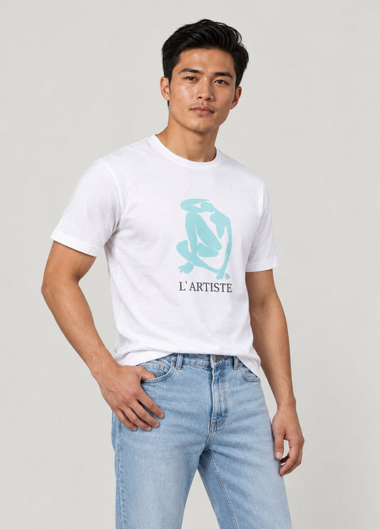 Camiseta L' Artiste blanca