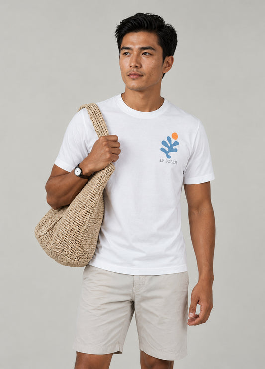 Camiseta Le Soleil blanca