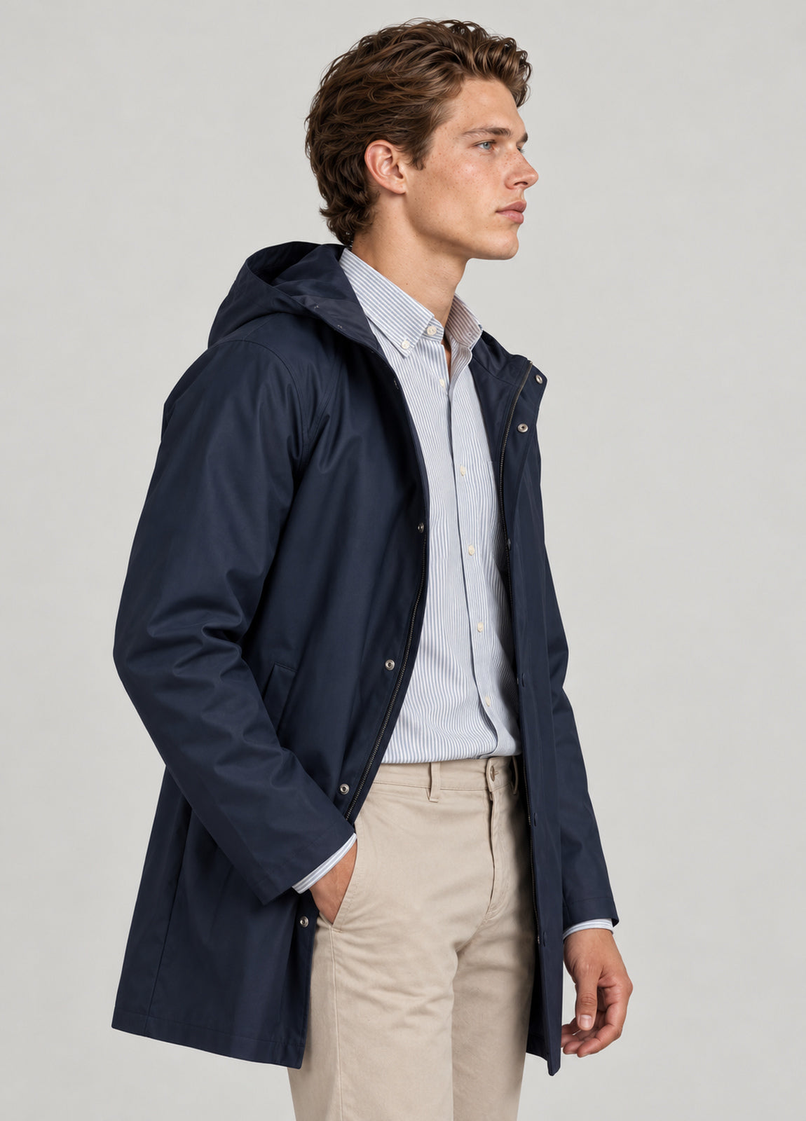 Impermeable marino