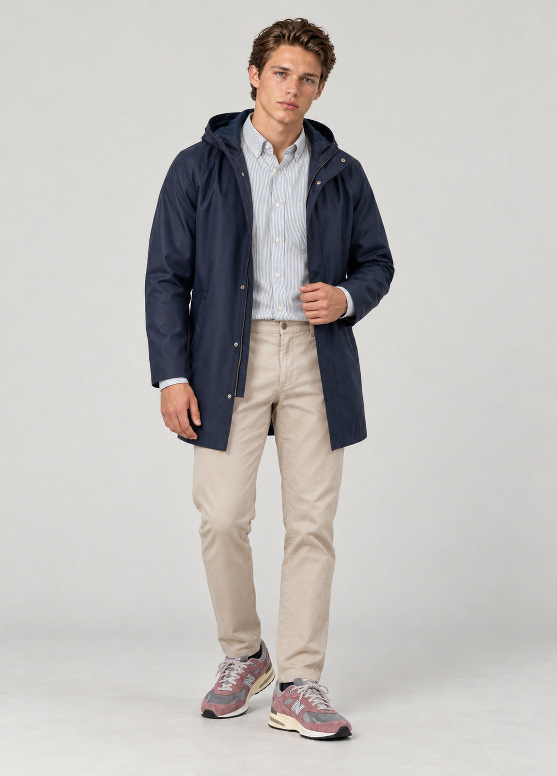 Impermeable marino