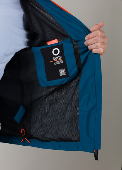 Blue technical jacket