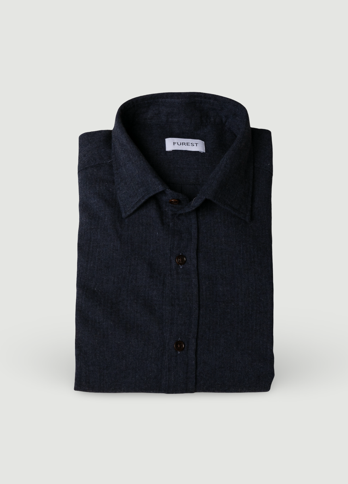 Camisa sport afranelada espiga marino