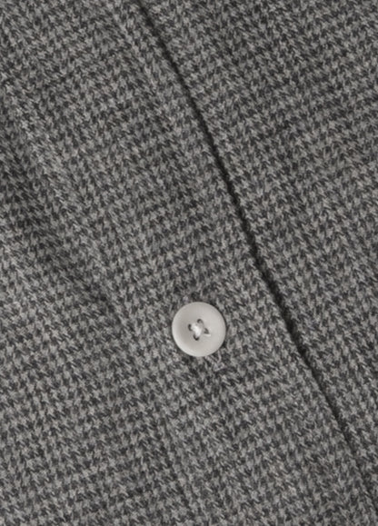 Camisa sport afranelada pata de gallo gris