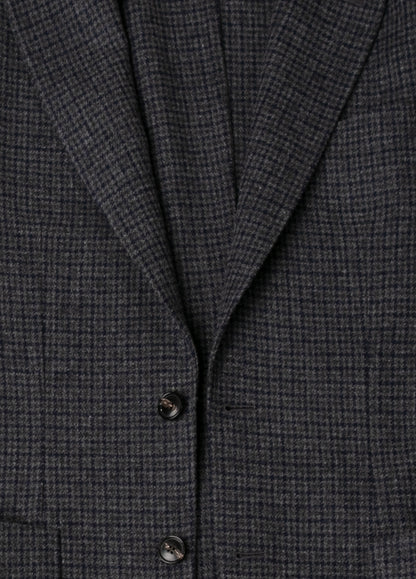 Grey checked blazer