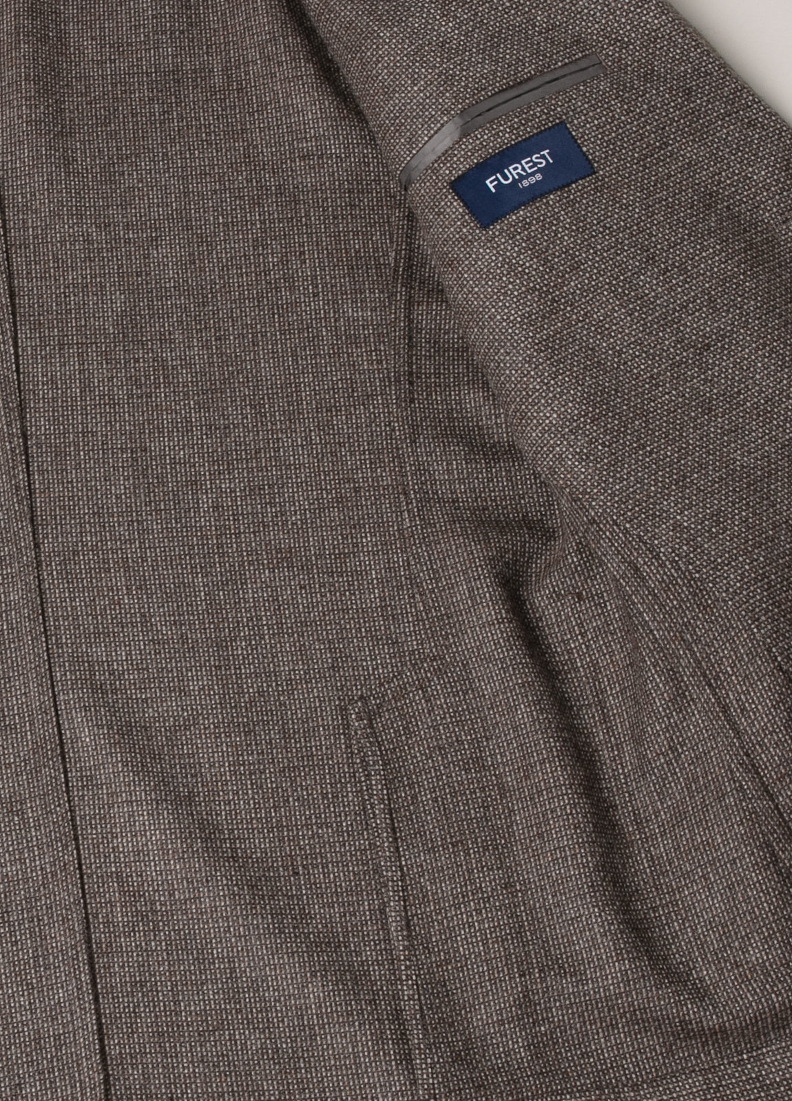 Americana vestir textura tostado