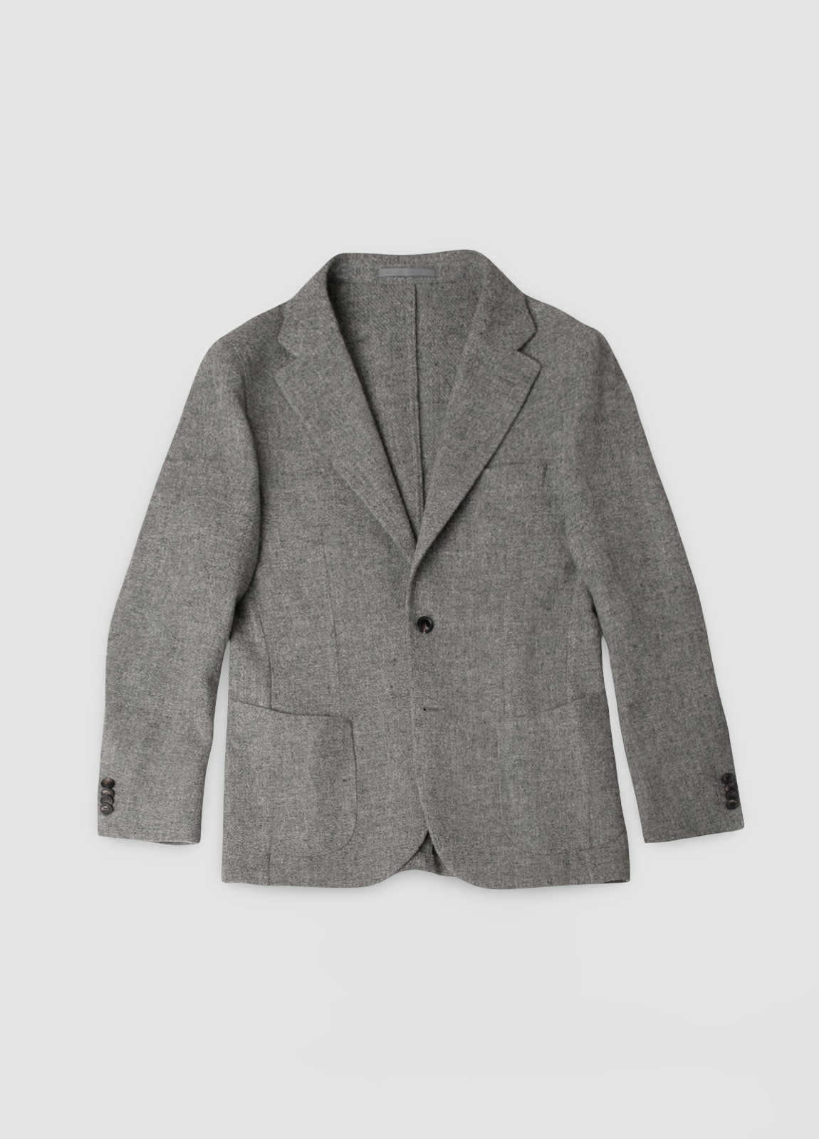 Americana vestir textura gris