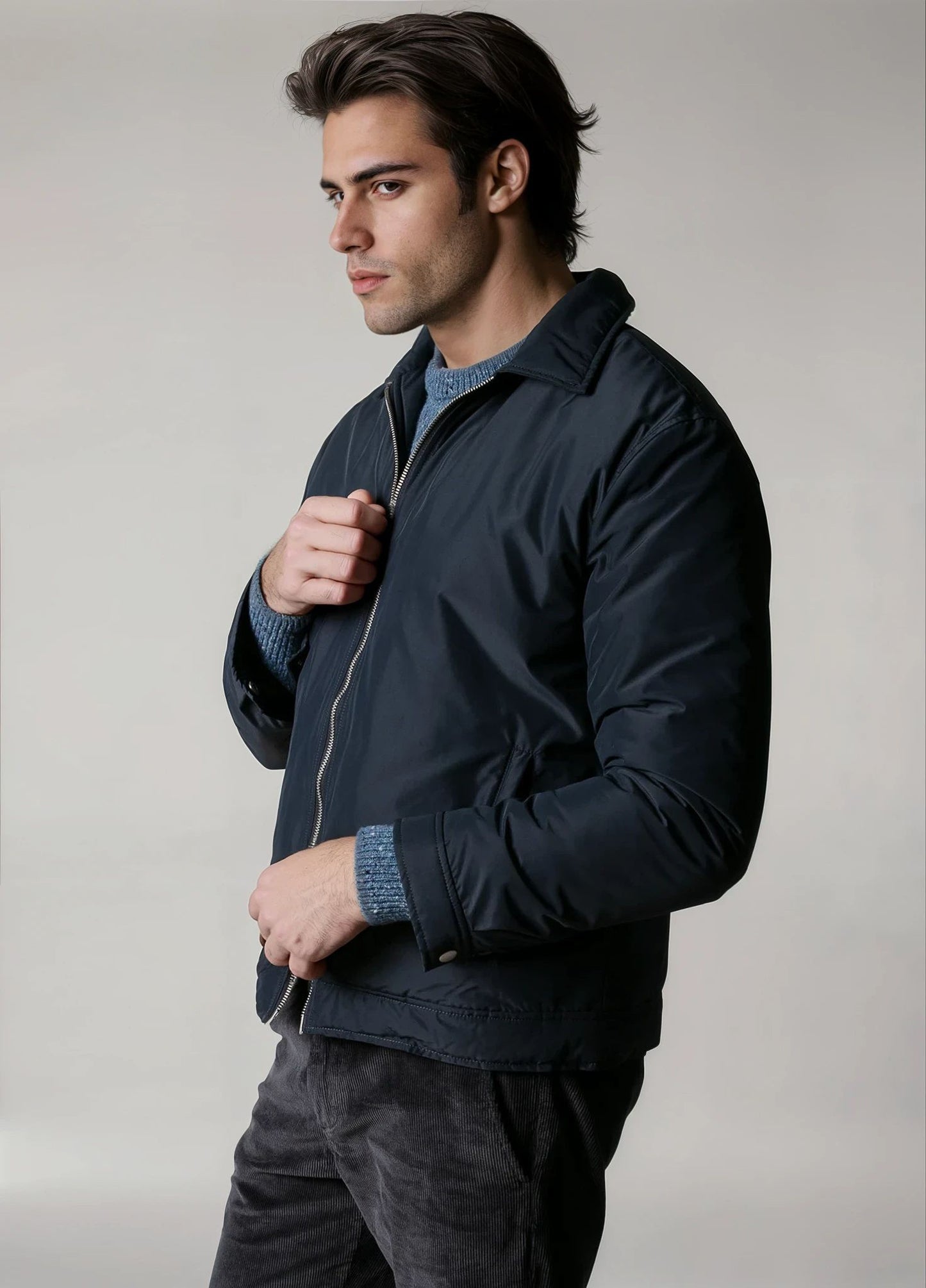 Cazadora técnica marino