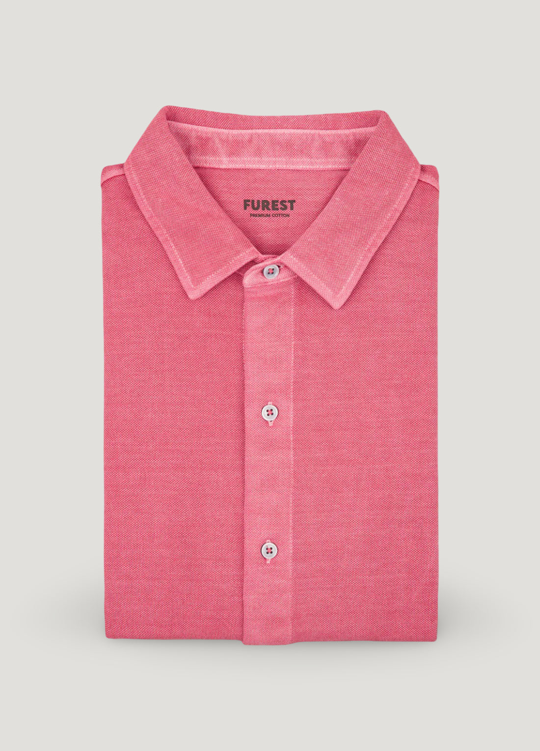 Strawberry pique shirt