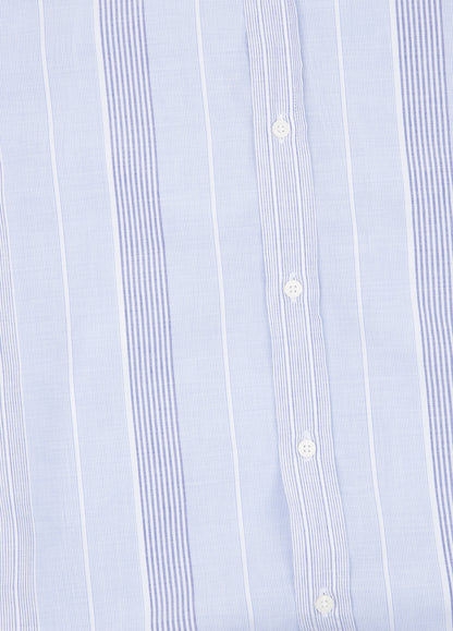 Camisa sport  mao rayas azul