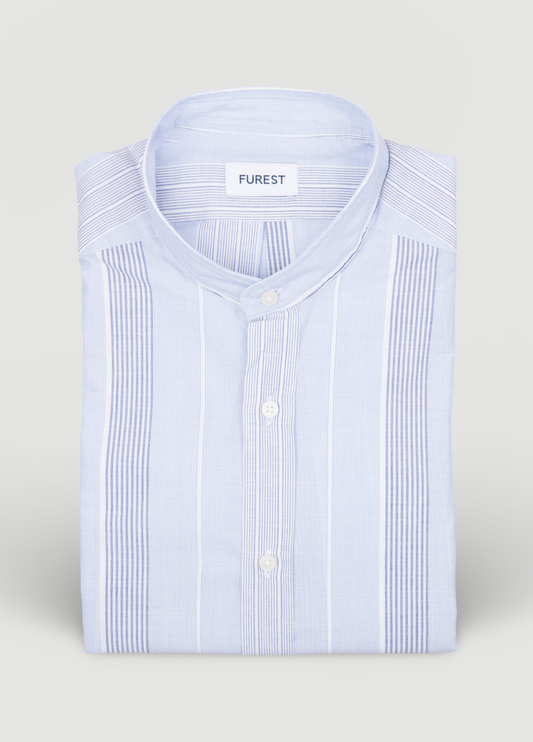 Camisa sport  mao rayas azul