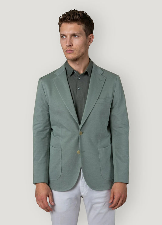 Americana vestir textura verde