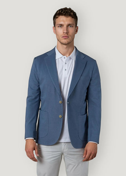 Americana vestir  textura azul