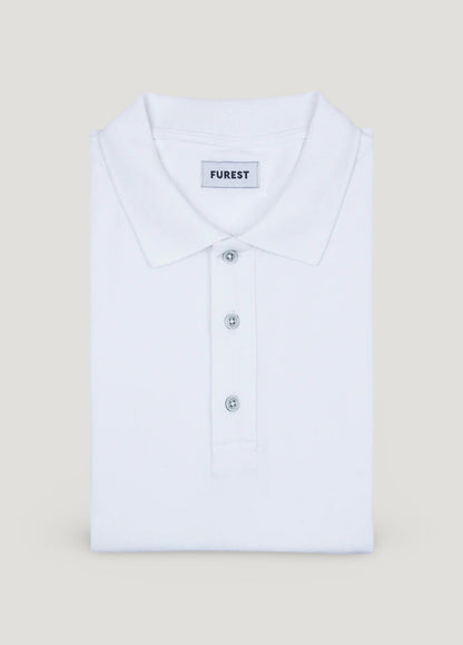 Polo manga corta piqué  blanco