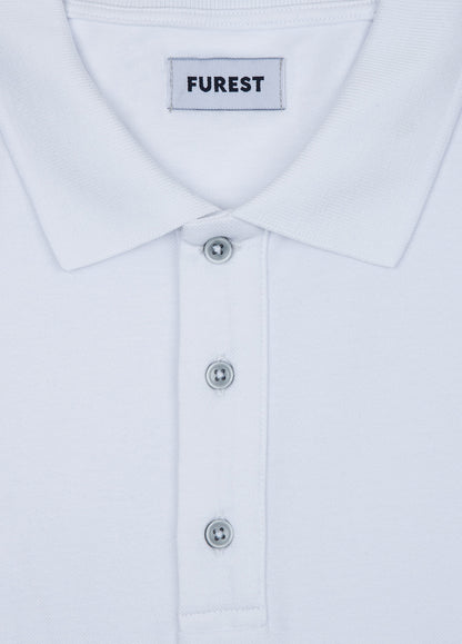 Polo manga corta piqué  blanco