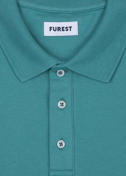 Polo manga corta pique verde