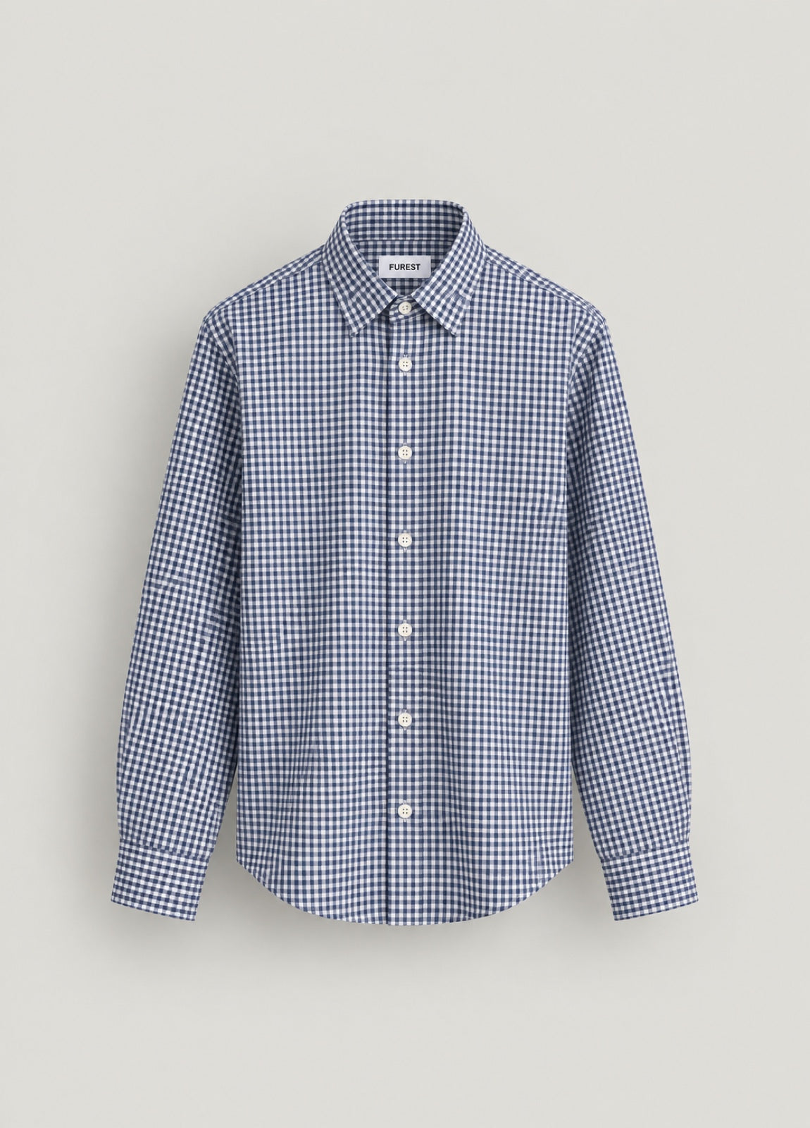 Camisa Regular Cuadro Marino