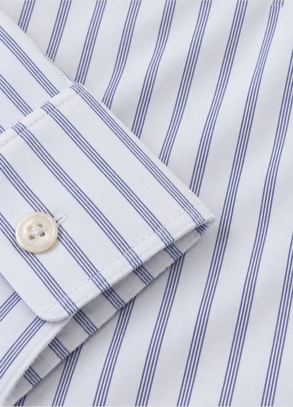 Camisa Porto Con Tapeta Dibujo Azul