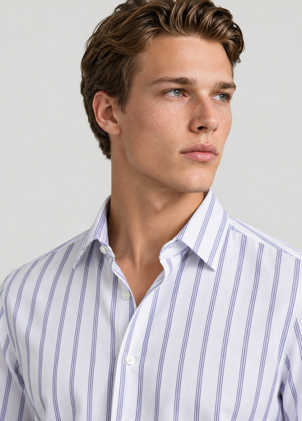 Camisa vestir Porto Con Tapeta Dibujo Azul