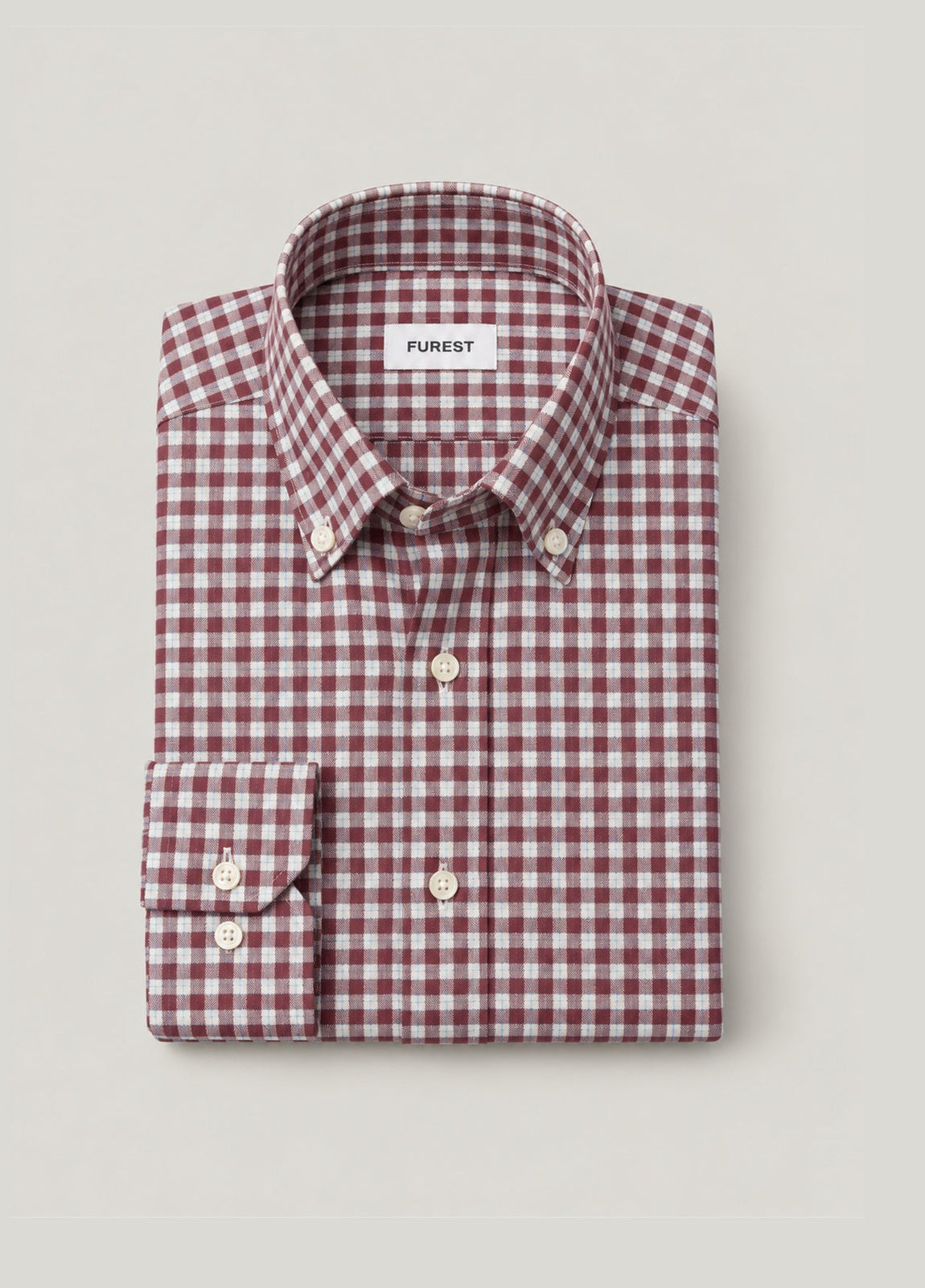 Camisa Polo B.D. Cuadro Granate