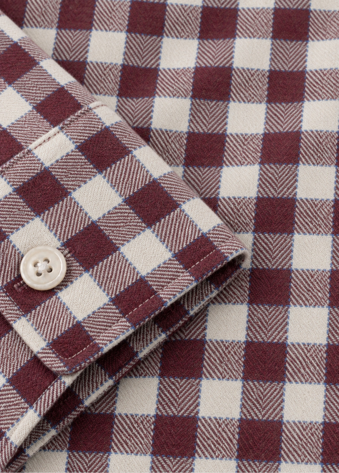 Camisa Polo B.D. Cuadro Granate